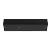 Brace cabinet Black Ash 1800 mm 3 glass doors
