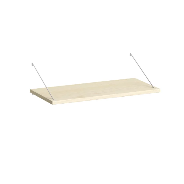 Brace shelf Black Diamond Ash 600 mm white brackets